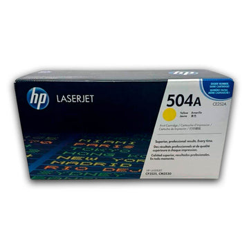 Toner Hp 504A Yellow Ce252A 7,000 Pág. CP3525, CP3520 Original