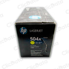 Toner Hp 504A Yellow Ce252A 7,000 Pág. CP3525, CP3520 Original