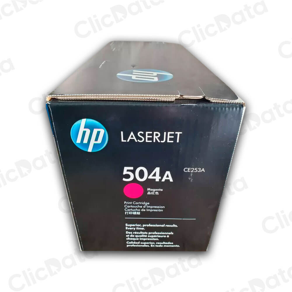Toner Hp 504A Magenta Ce253A 7,000 Pág. CP3525, CP3520 Original