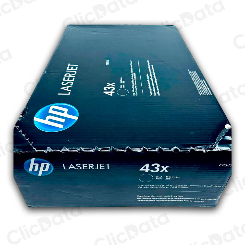 Toner HP 43X Negro C8543X 30,000 Pág. 9000, 9040 Original