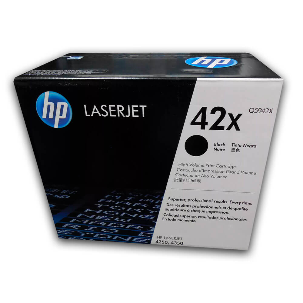 Toner Hp 42X Black Q5942X 20,000 Pág. 4240n, 4250dtn Original