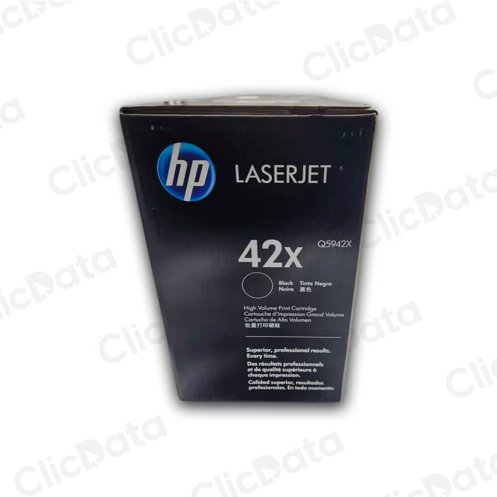 Toner Hp 42X Black Q5942X 20,000 Pág. 4240n, 4250dtn Original