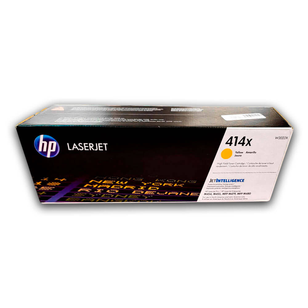 Toner Hp 414X Yellow W2022X 6,000 Pág. M479fdw, M454dw Original