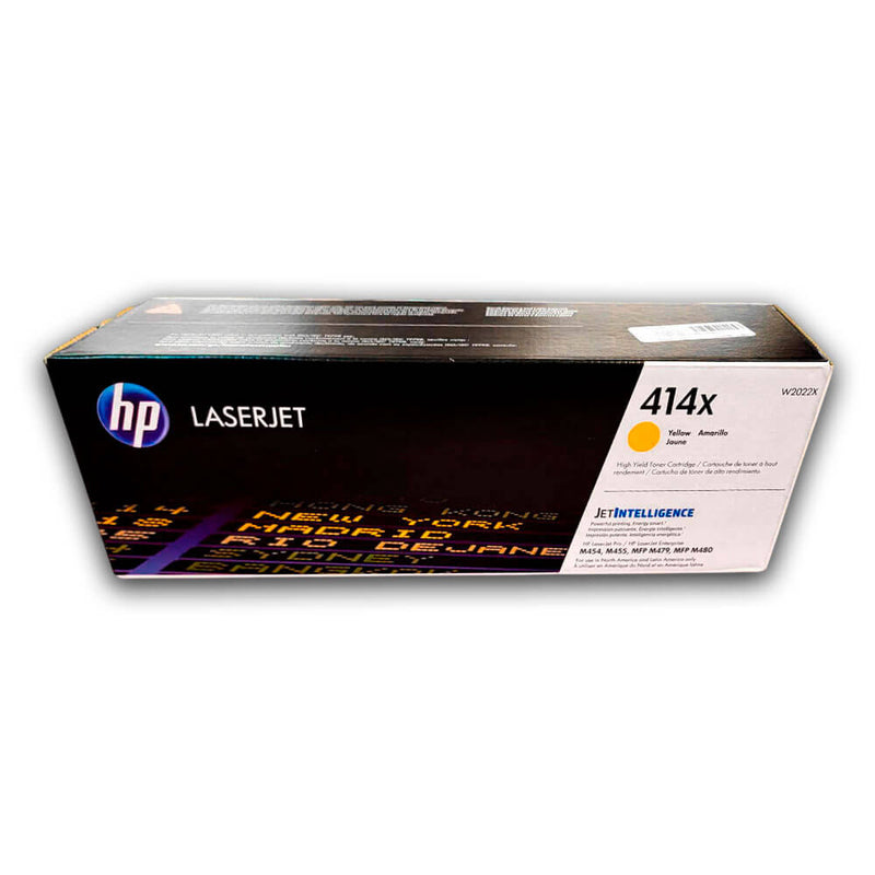 Toner Hp 414X Yellow W2022X 6,000 Pág. M479fdw, M454dw Original