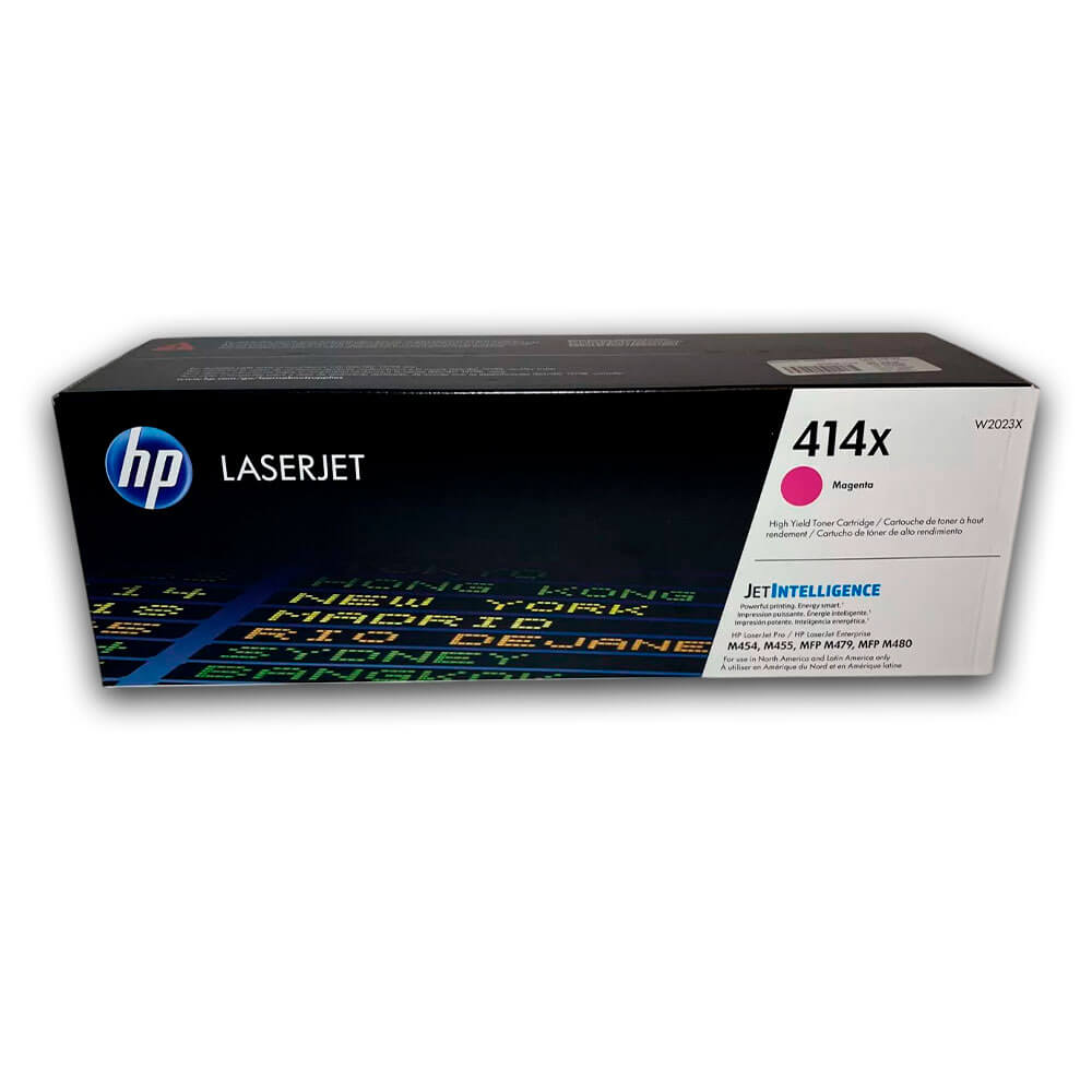Toner Hp 414X Magenta W2023X 6,000 Pág. M479fdw, M454dw Original