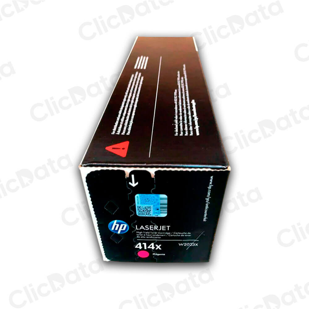 Toner Hp 414X Magenta W2023X 6,000 Pág. M479fdw, M454dw Original