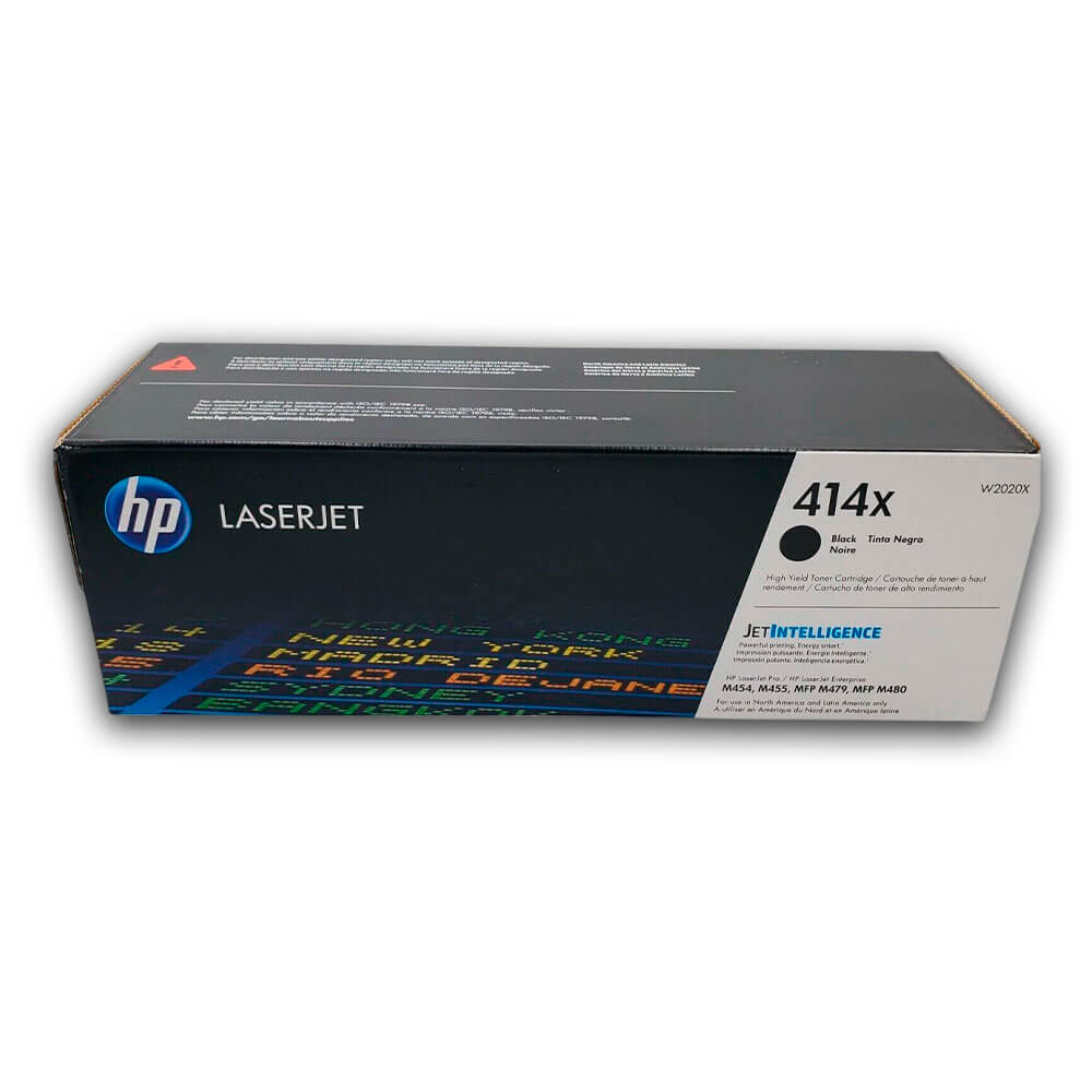 Toner Hp 414X Black W2020X 7,500 Pág. M479fdw, M454dw Original