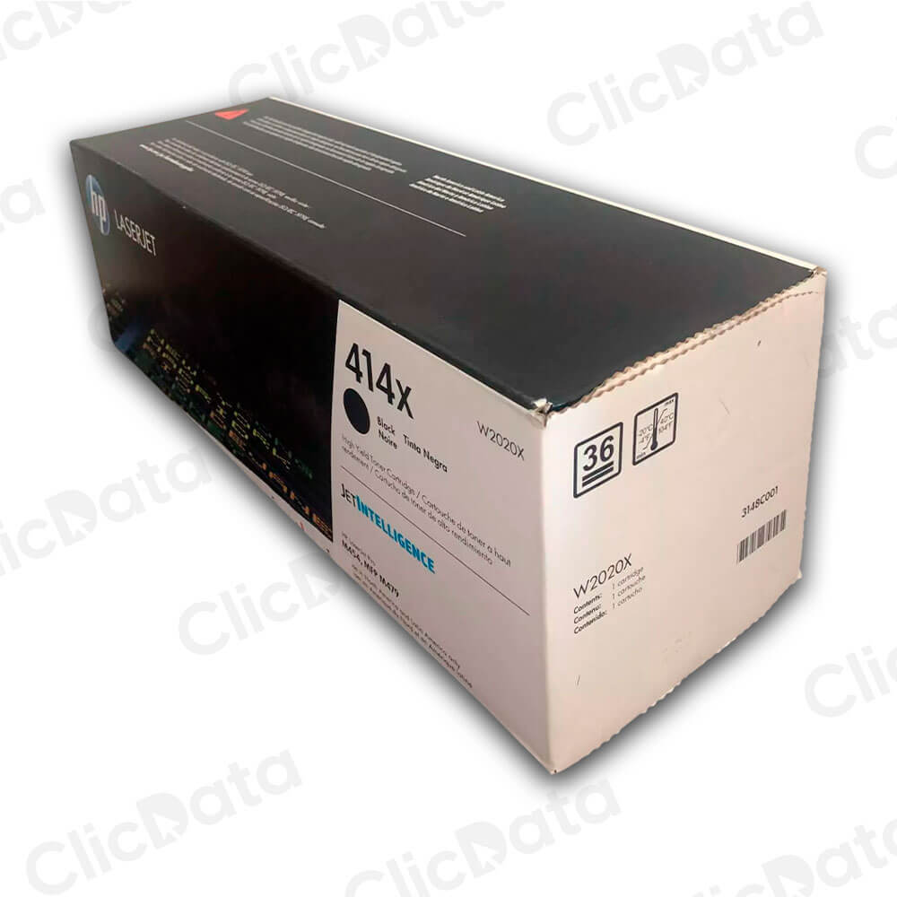 Toner Hp 414X Black W2020X 7,500 Pág. M479fdw, M454dw Original