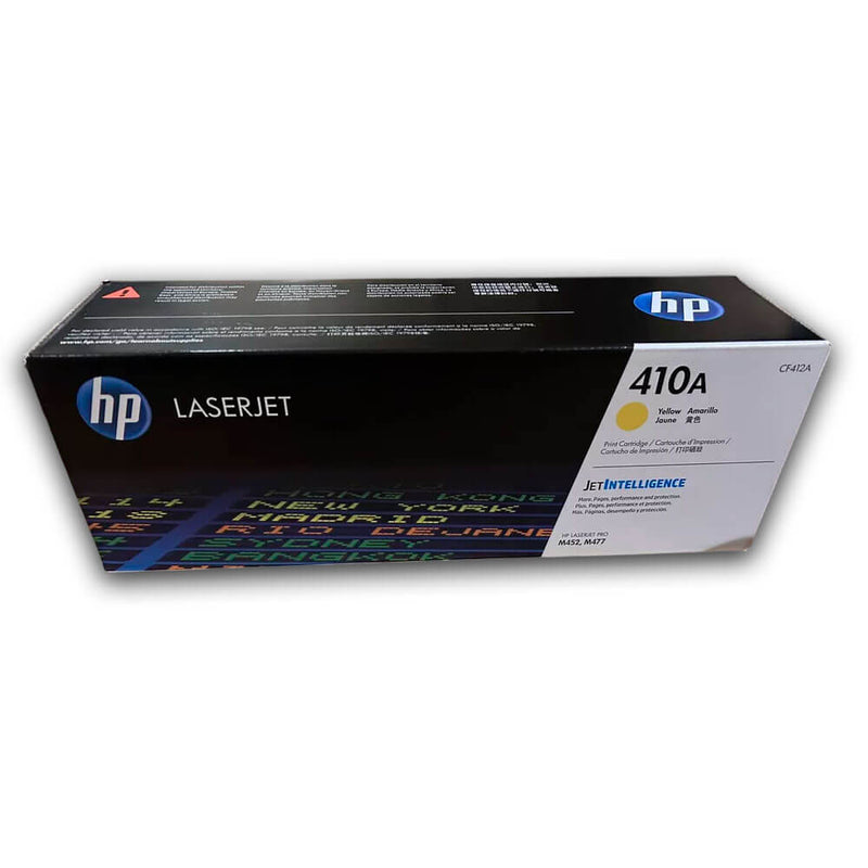 Toner Hp 410A Yellow Cf412A 2,300 Pág. M452n, M477f Original