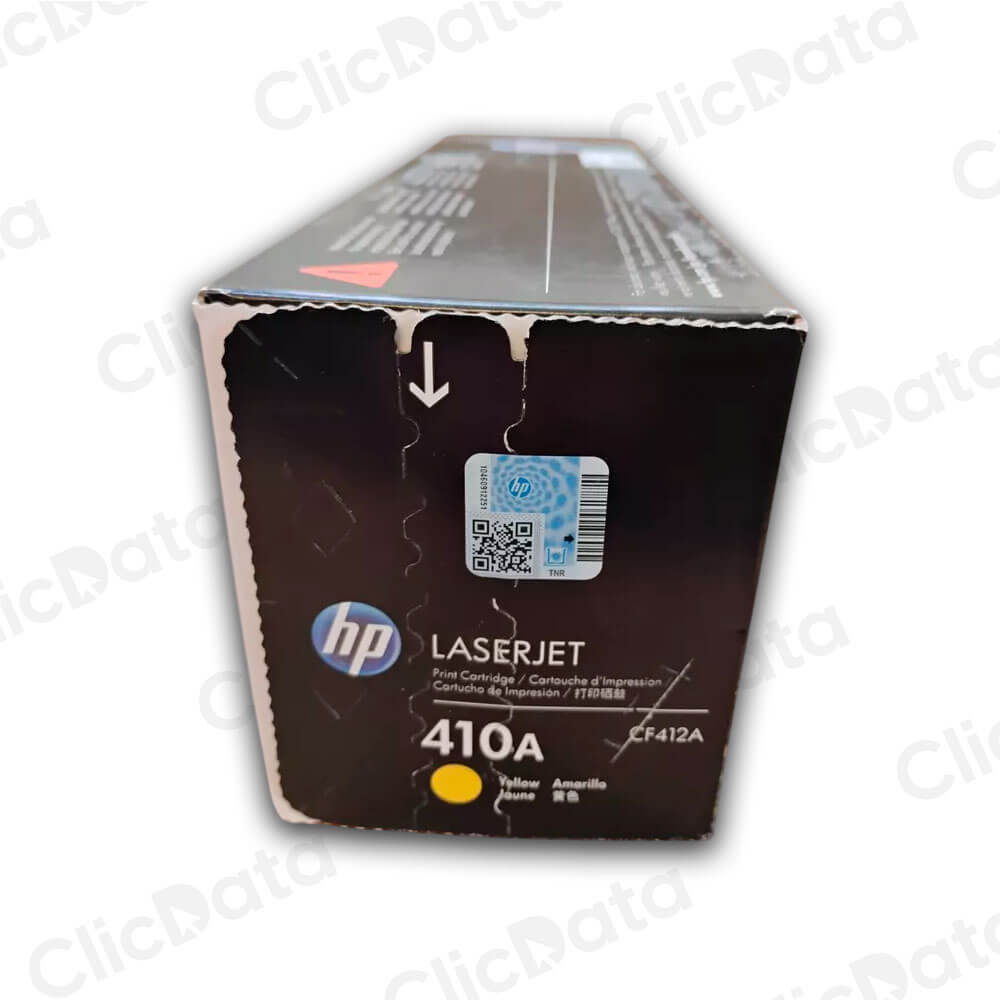 Toner Hp 410A Yellow Cf412A 2,300 Pág. M452n, M477f Original