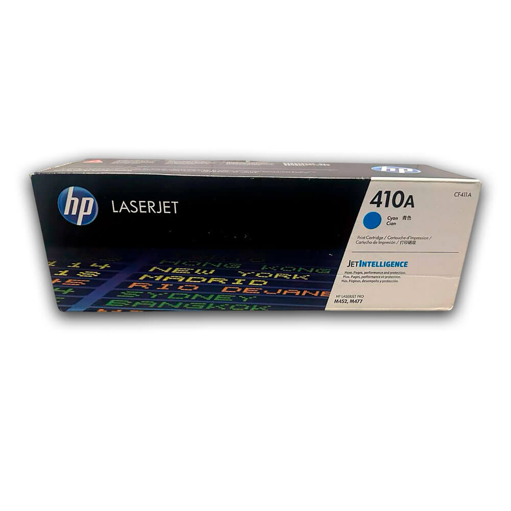 Toner Hp 410A Cyan Cf411A 2,300 Pág. M452n, M477f Original