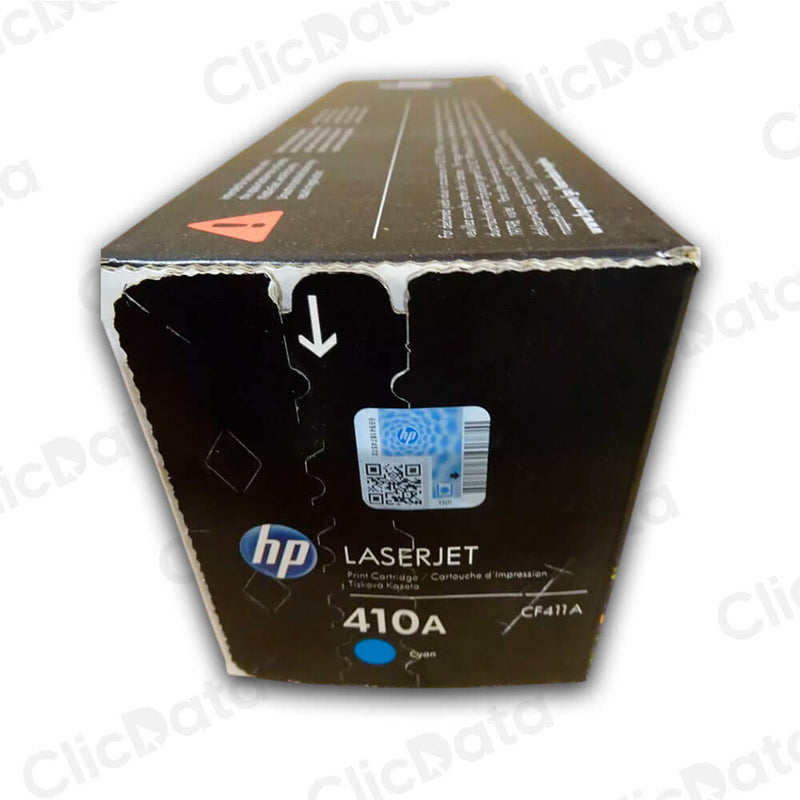 Toner Hp 410A Cyan Cf411A 2,300 Pág. M452n, M477f Original