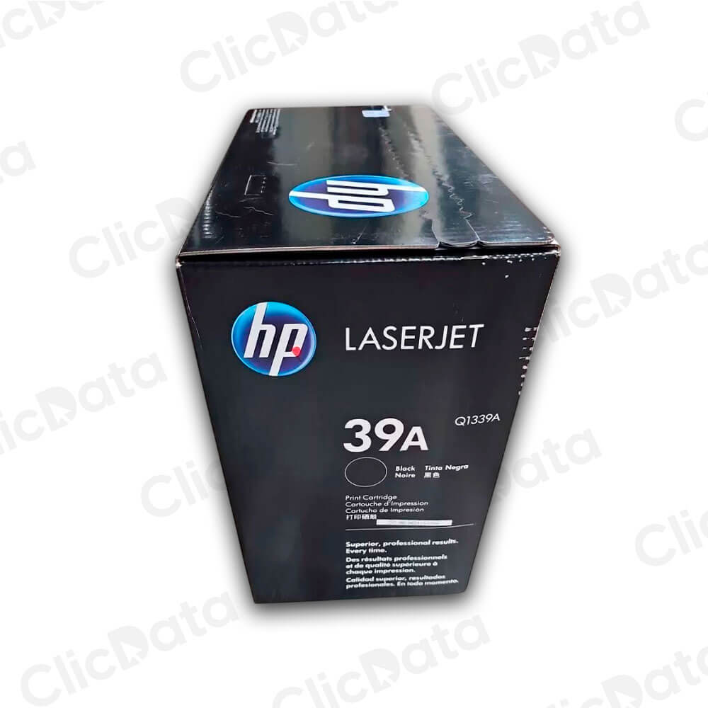 Toner Hp 39A Negro Q1339A 18,000 Pág. 4300, 4300DTN Original