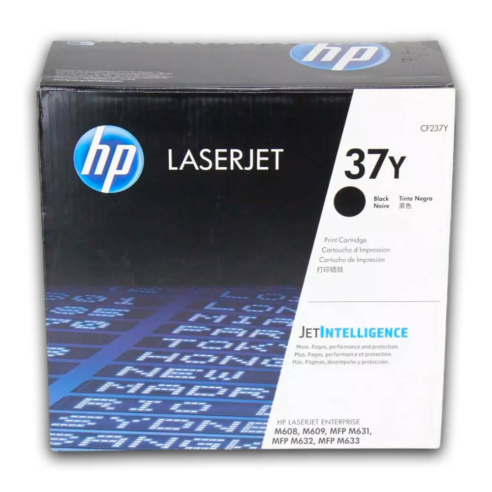 Toner Hp 37Y Negro Cf237Y 41,000 Pág. M631dn, M607n Original