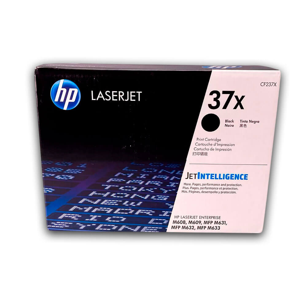 Toner Hp 37X Negro CF237X 25,000 Pág. M631dn, M632h Original