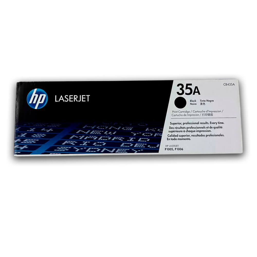 Toner Hp 35A Negro Cb435A 1,500 Pág. P1005, P1006 Original