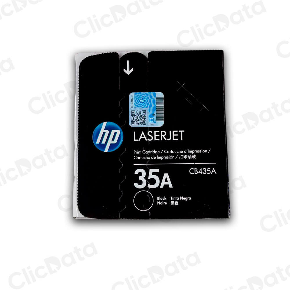 Toner Hp 35A Negro Cb435A 1,500 Pág. P1005, P1006 Original