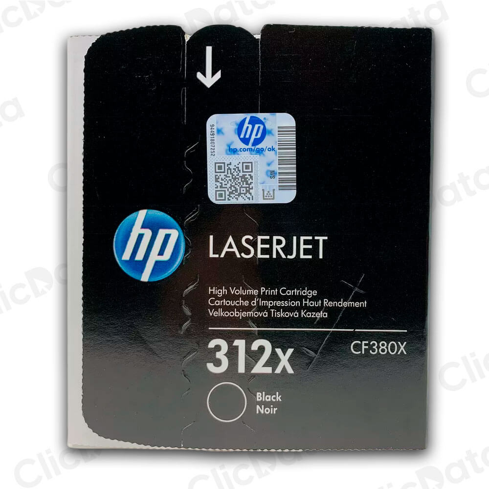 Toner Hp 312X Negro Cf380X 4,400 Pág. M476nw, Pro 400 Original