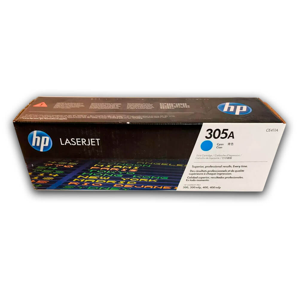 Toner Hp 305A Cyan Ce411A 2,600 Pág. M451DW, M475DW Original
