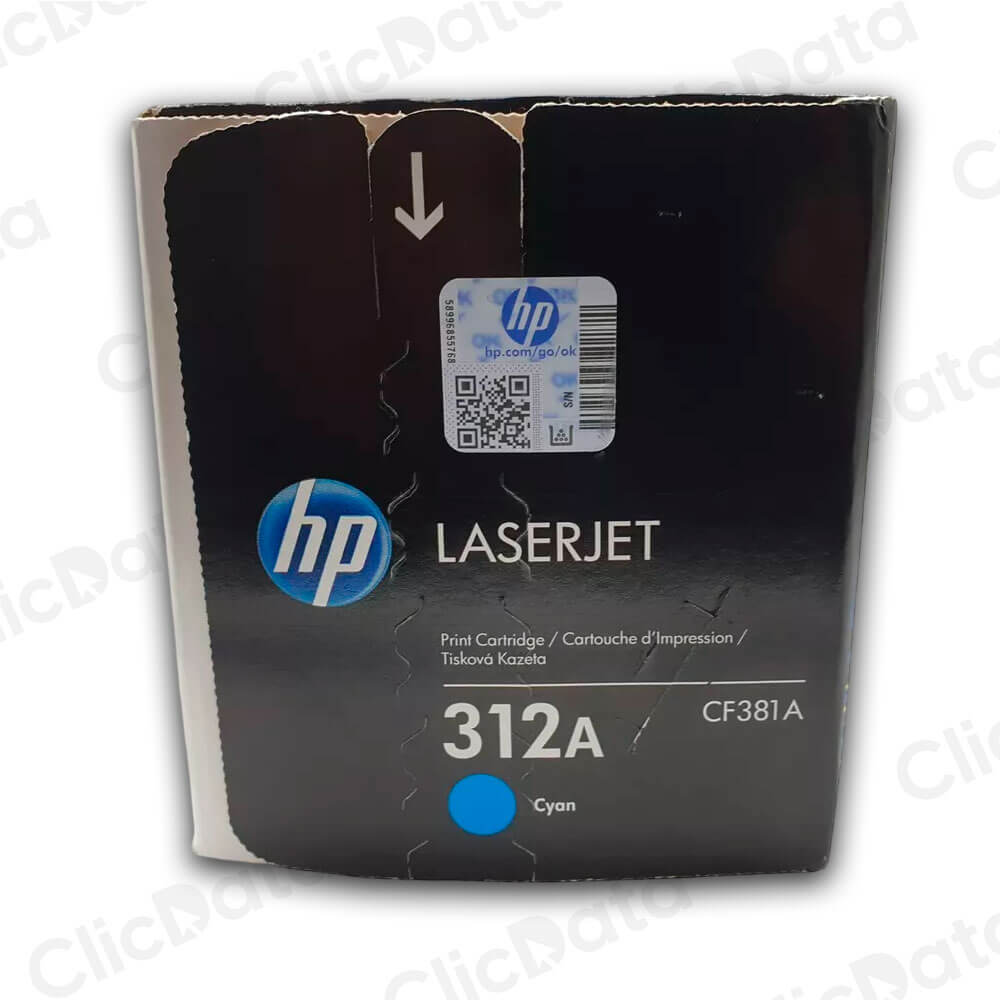 Toner Hp 312A Cyan Cf381A 2,700 Pág. M476nw, pro 400 Original