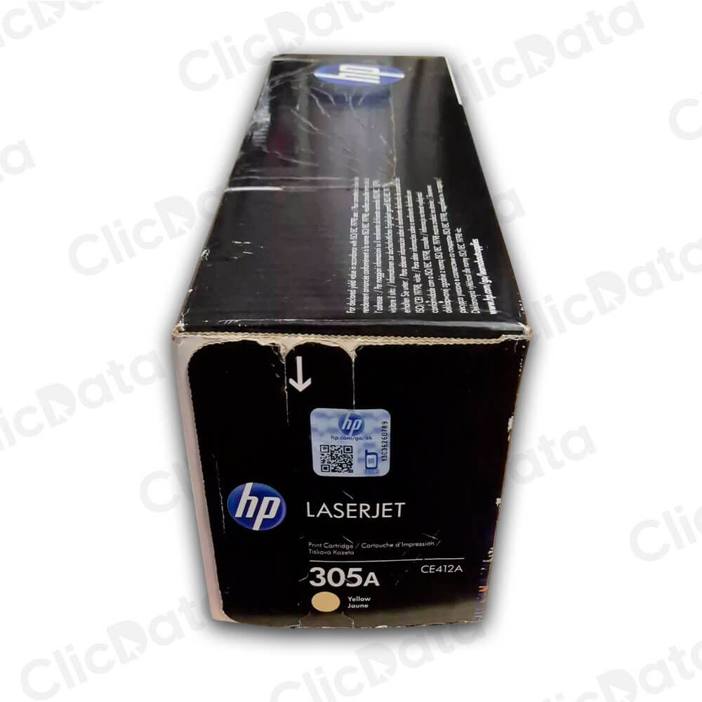 Toner Hp 305A Yellow Ce412A 2,600 Pág. M451DW, M475DW Original