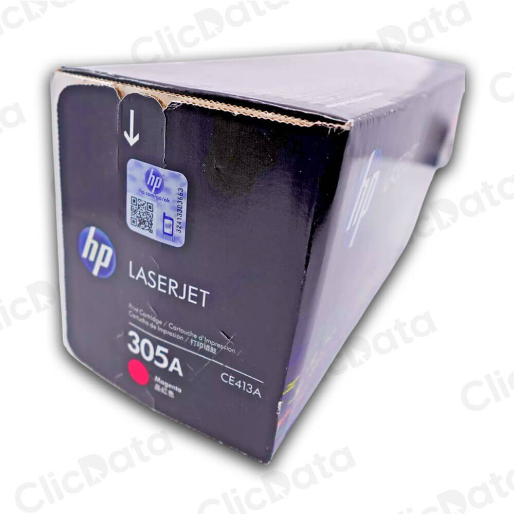 Toner Hp 305A Magenta Ce413A 2,600 Pág. M451DW, M475DW Original