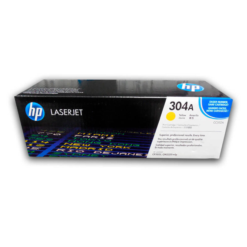 Toner Hp 304A Yellow Cc532A 2,800 Pág. CP2025, CM2320 Original