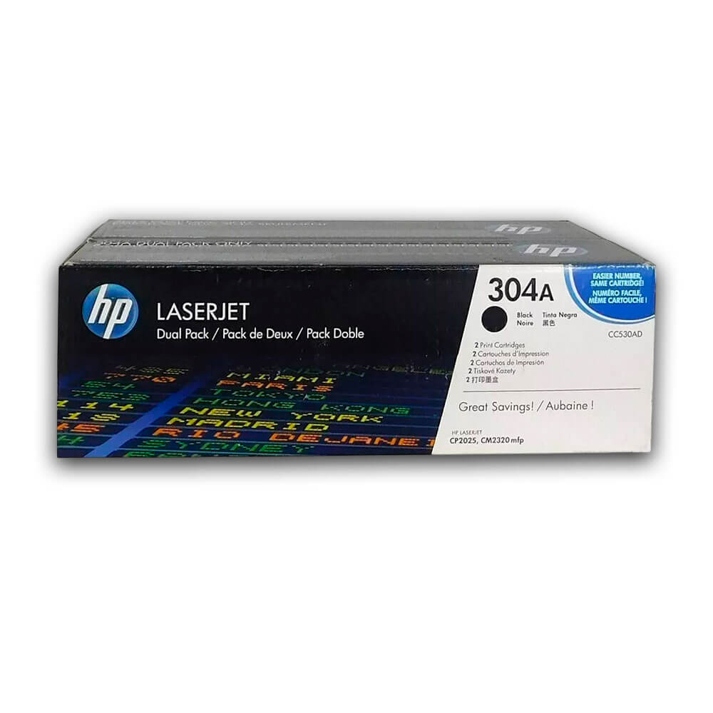 Toner Hp 304AD Negro Cc530Ad 7,000 Pág. CP2025, CM2320 Original