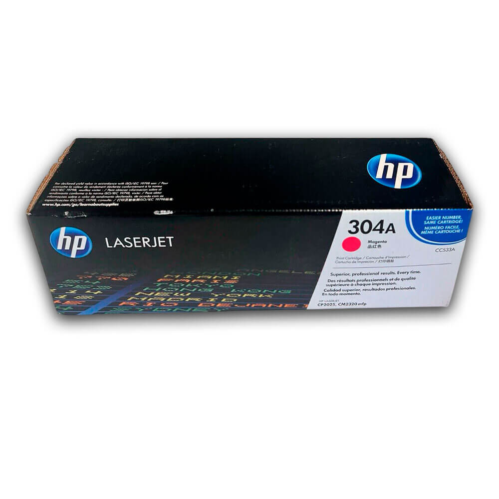 Toner Hp 304A Magenta Cc533A 2,800 Pág. CP2025, CM2320 Original