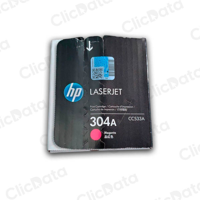 Toner Hp 304A Magenta Cc533A 2,800 Pág. CP2025, CM2320 Original