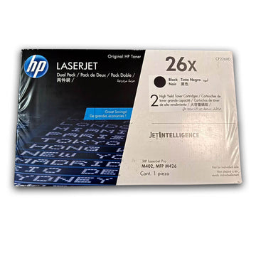 Toner Hp 26X Negro Cf226Xd 18K Pág. M402d, y M426dw Original