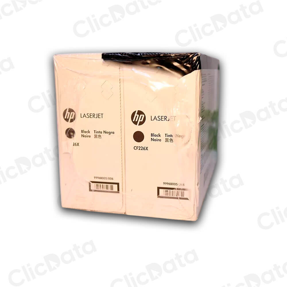Toner Hp 26X Negro Cf226Xd 18K Pág. M402d, y M426dw Original