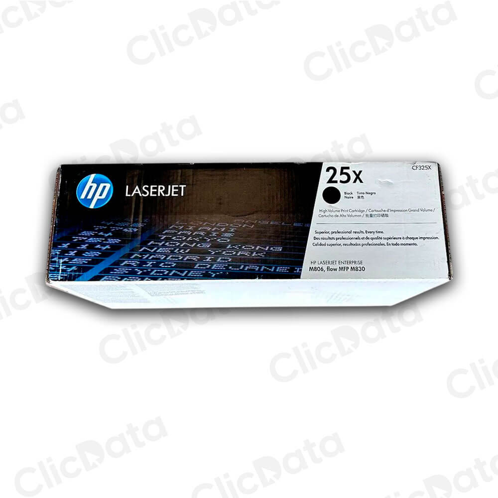 Toner Hp 25X Negro Cf325X 34,500 Pág. M830zm Original