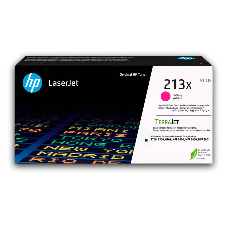 Toner Hp 213X Magenta W2133X 6,000 Pág. 5700, 6800, X677 Original