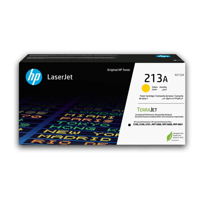 Toner Hp 213A Yellow W2132A 3,000 Pág. X55745, X677 Original