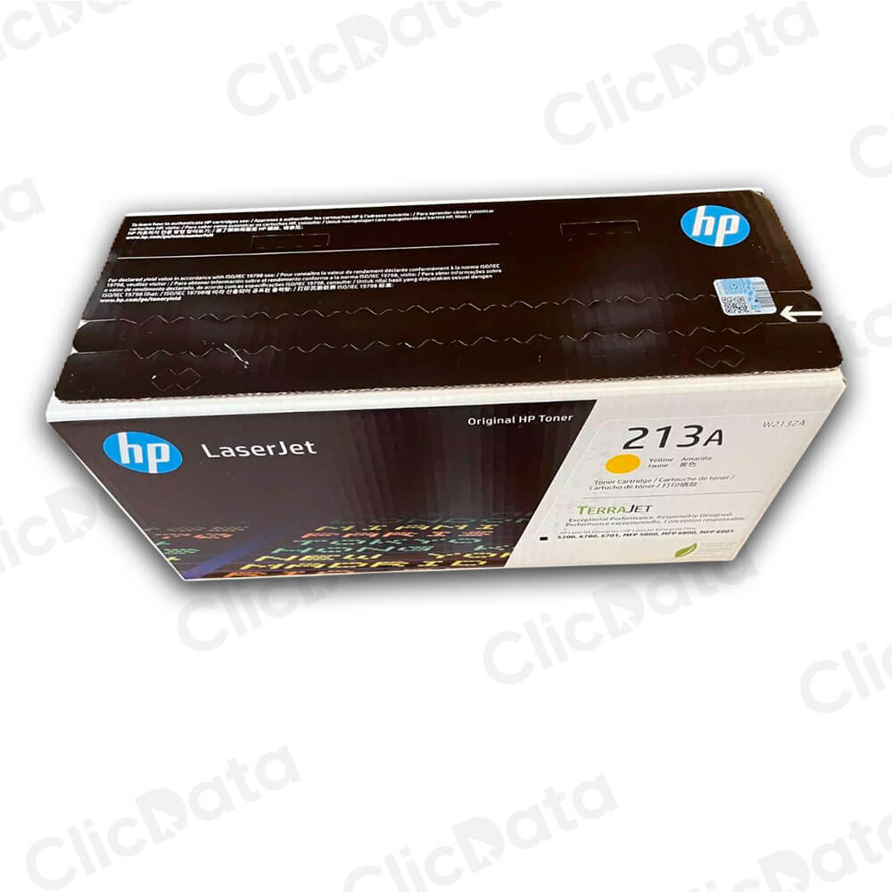 Toner Hp 213A Yellow W2132A 3,000 Pág. X55745, X677 Original