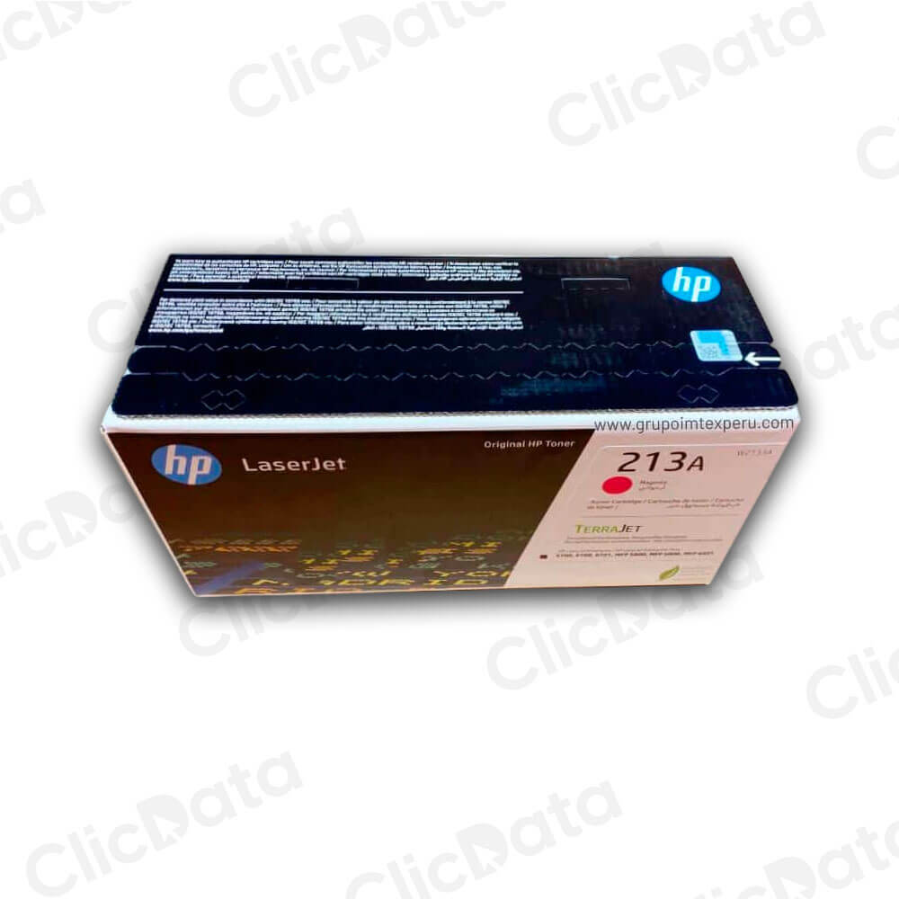 Toner Hp 213A Magenta W2133A 3,000 Pág. X55745, X677 Original