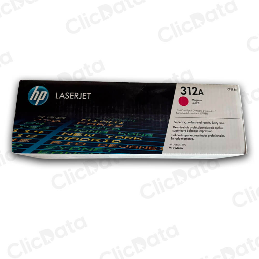 Toner Hp 312A Magenta Cf383A 2,700 Pág. M476dn, Pro 400 Original