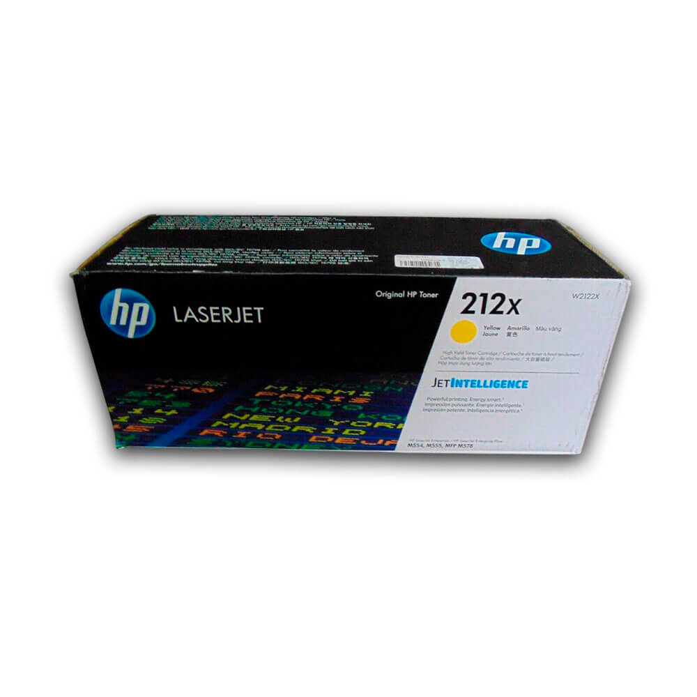 Toner Hp 212X Yellow W2122X 10,000 Pág. M554dn, M578dn Original