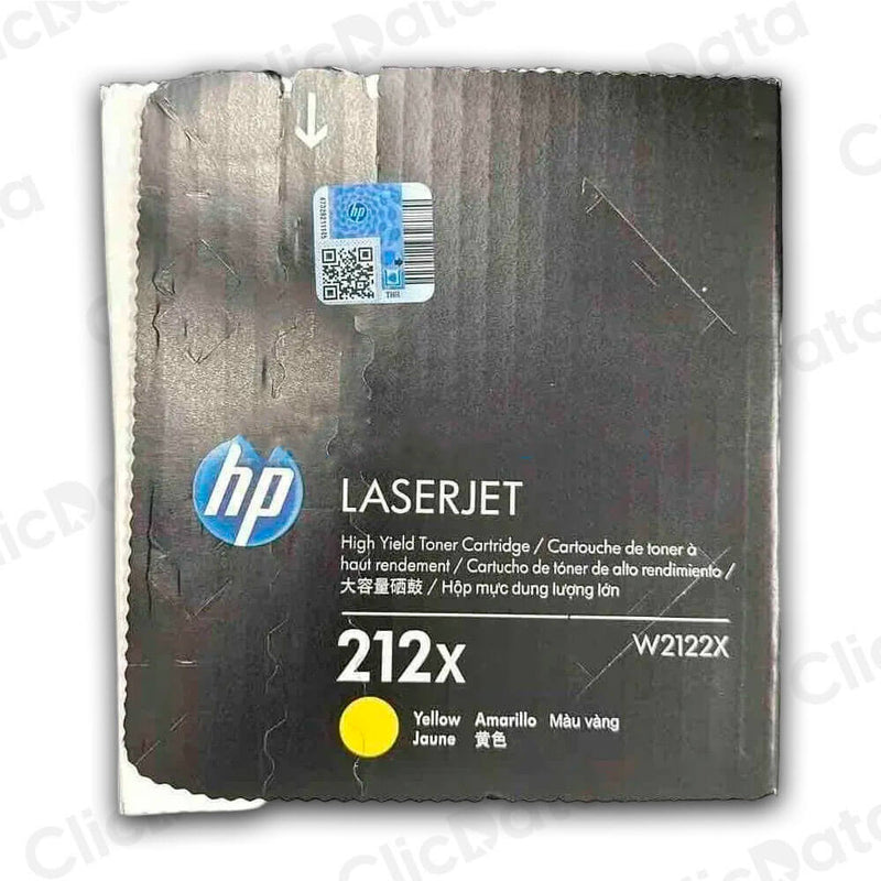 Toner Hp 212X Yellow W2122X 10,000 Pág. M554dn, M578dn Original