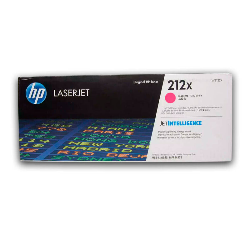 Toner Hp 212X Magenta W2123X 10K Pág. M554dn, M578dn Original