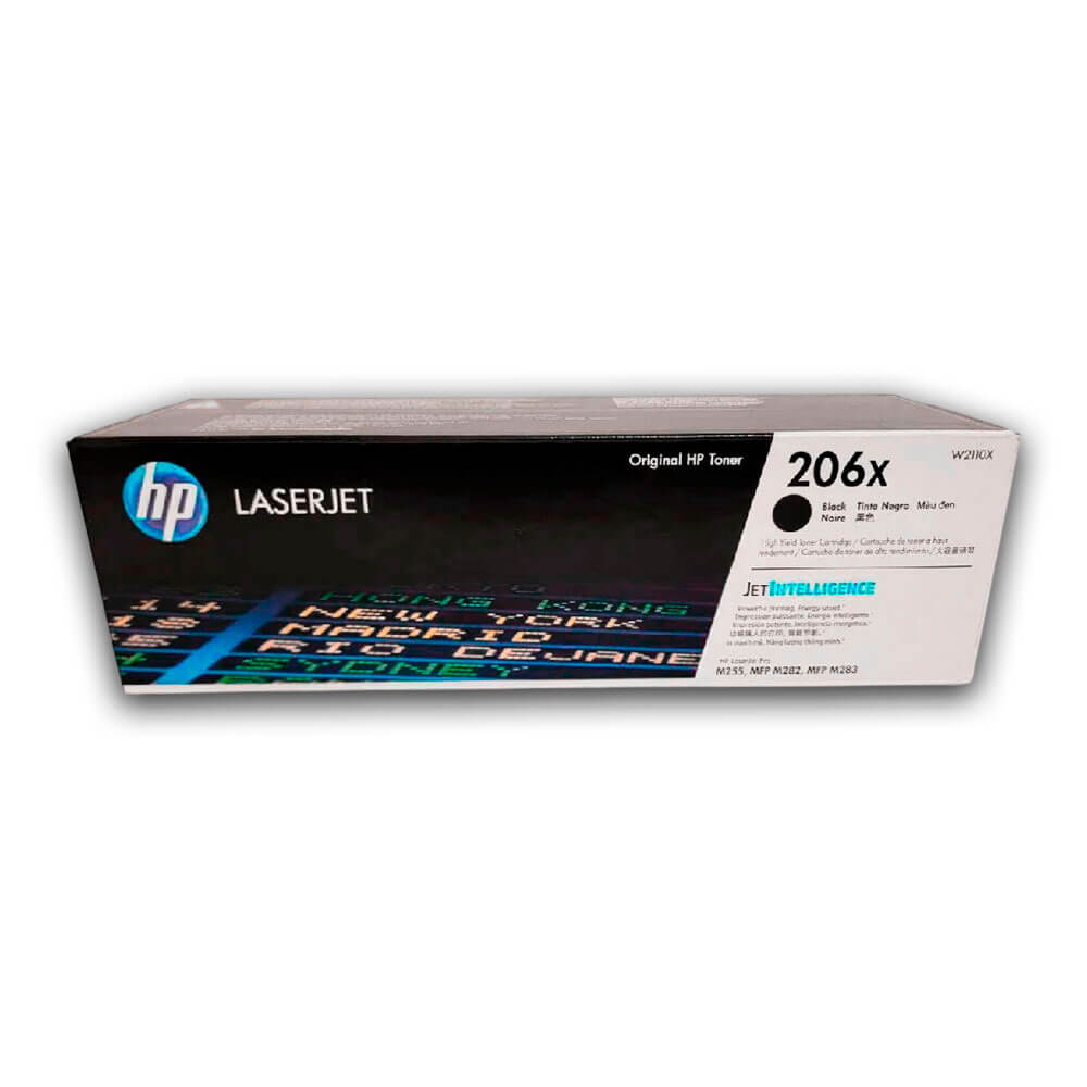 Toner Hp 206X Black W2110X 3.150 Pág. M283cdw, M255dw Original
