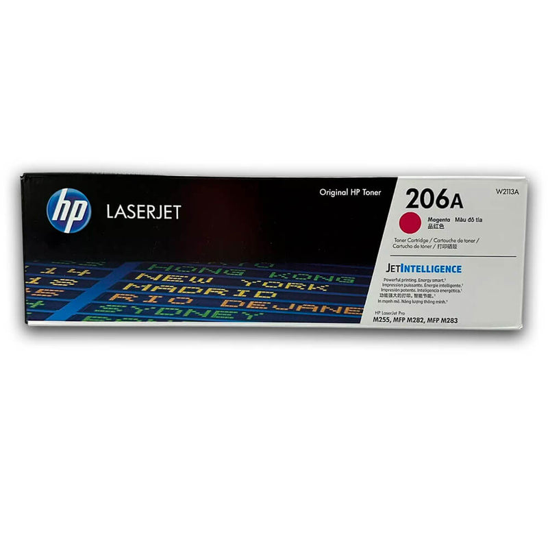 Toner Hp 206A Magenta W2113A 1,250 Pág. M283fdw, M255 Original