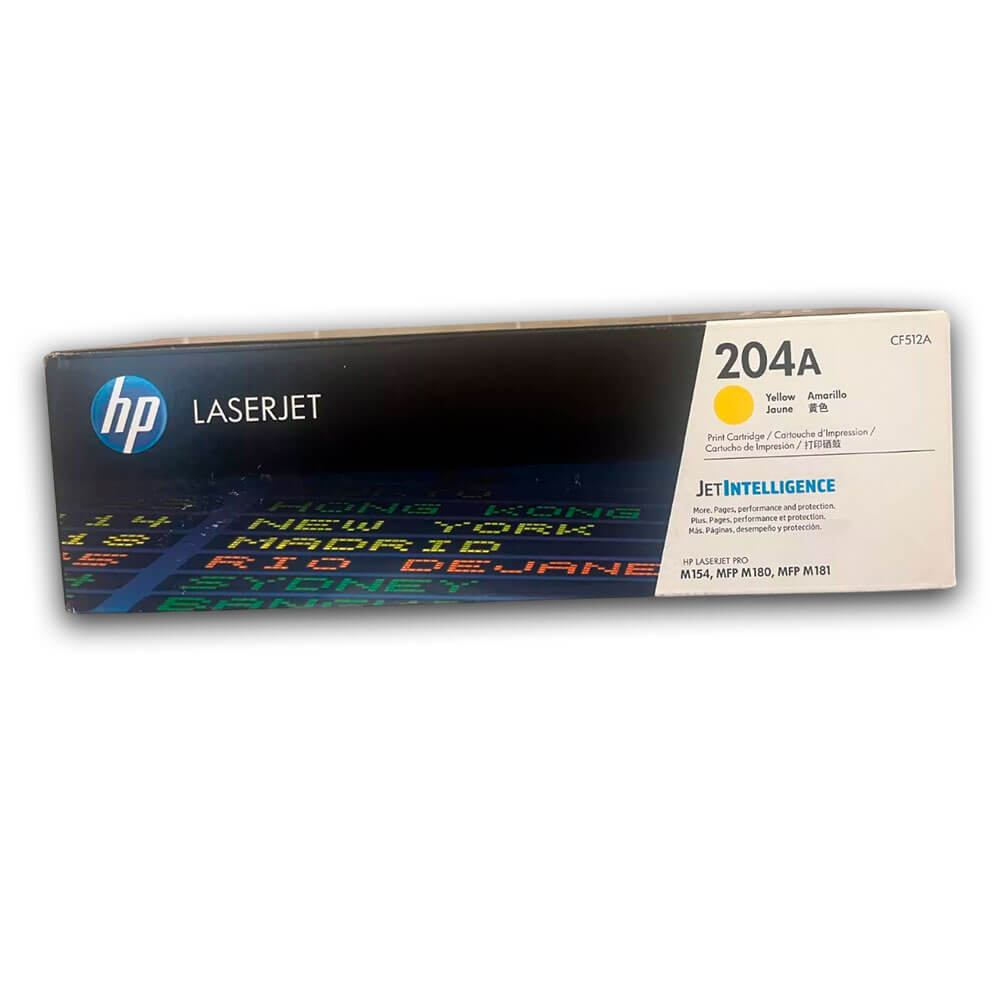 Toner Hp 204A Yellow Cf512A 900 Pág. M181fw, M180nw Original