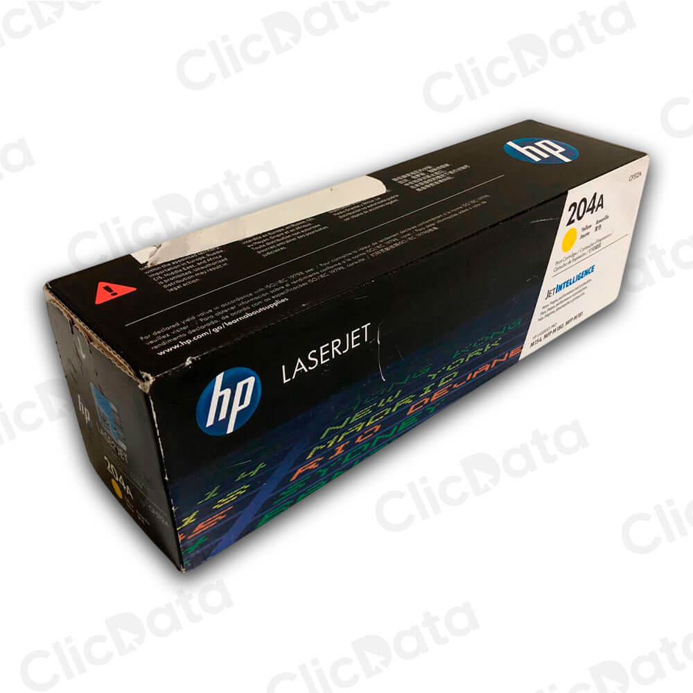 Toner Hp 204A Yellow Cf512A 900 Pág. M181fw, M180nw Original