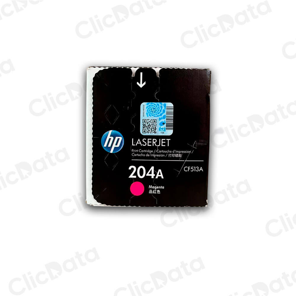 Toner Hp 204A Magenta Cf513A 900 Pág. M181fw, M180nw Original