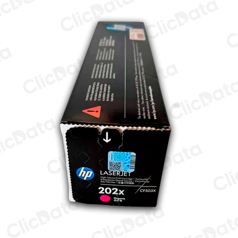 Toner Hp 202X Magenta Cf503X 2,500 Pág. M280, M281fdw Original