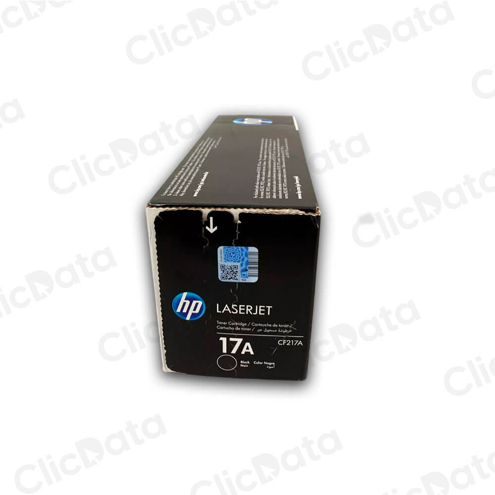 Toner HP 17A Negro CF217A 1,600 Pág. LaserJet M102, M130 Original