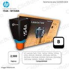 Toner HP 154A Negro W1540A 2,500 Pág. 1602a, 2602dn Original