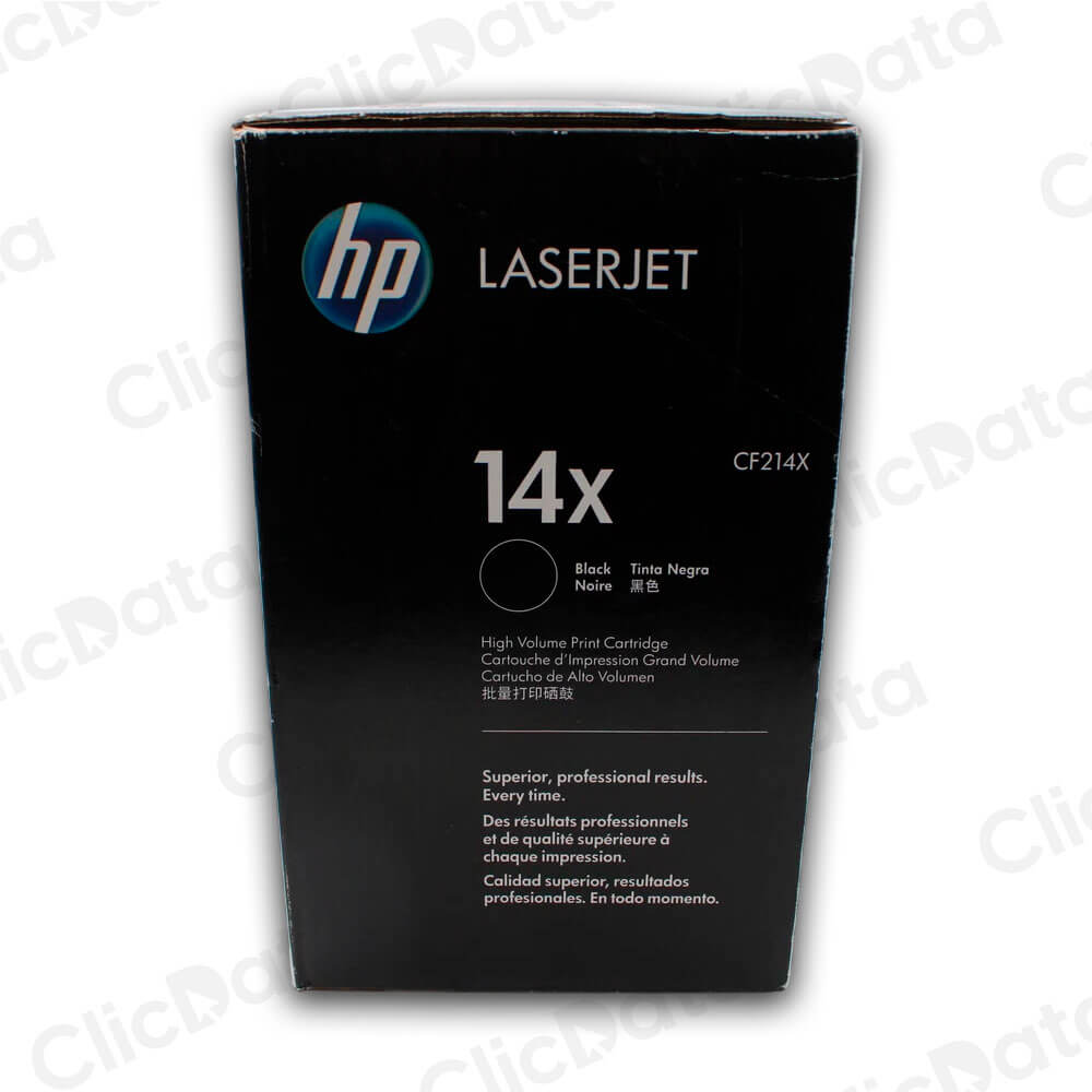Toner Hp 14X Negro Cf214X 17,500 Pág. M712dn, M725dn Original